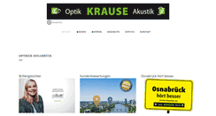 Desktop Screenshot of krause-optik.de